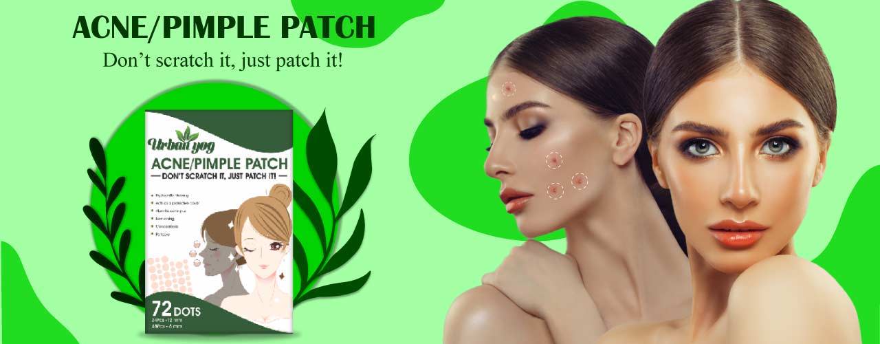 acne pimple patch banner - urbanYog