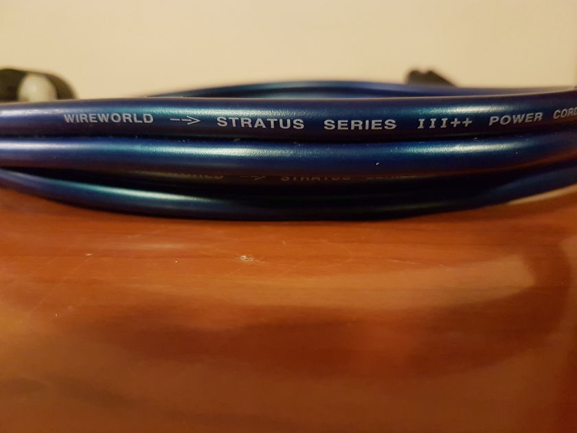 Wireworld Stratus III ++ Power Cable. 1.8 meters (6 feet).