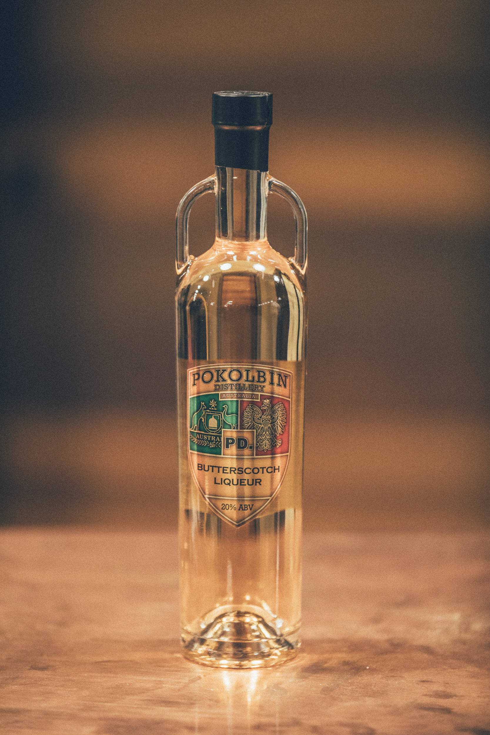 Bottle of Butterscotch Liqueur