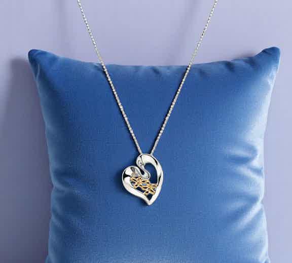 Shop ladies sterling silver pendant necklaces - Pobjoy