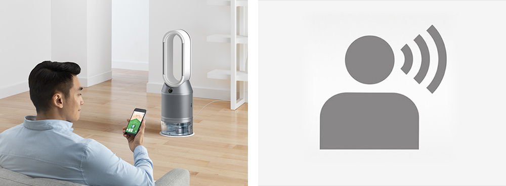 Dyson Purifier Humidify+Cool™ PH03 WSとスマホアプリ連携
