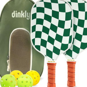 Pickleball Paddles Set of 2/4- USAPA Approved Graphite/Fiberglass Pickleball Racket, 2 Pickleball Rackets, 4 Balls and 1 Portable Carry Bag, Aesthetic Pickle Ball Set for Men Women Beginners