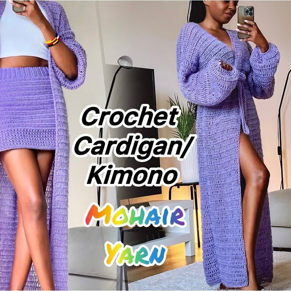 Crochet Duster Cardigan/Kimono/Coverup Tutorial