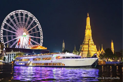 White Orchid Chao Phraya Dinner Cruise free Beer
