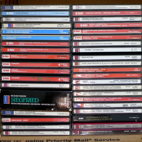 Classical CDs EMI/Philips/London/Archiv/Teldec, N/NM, 5...
