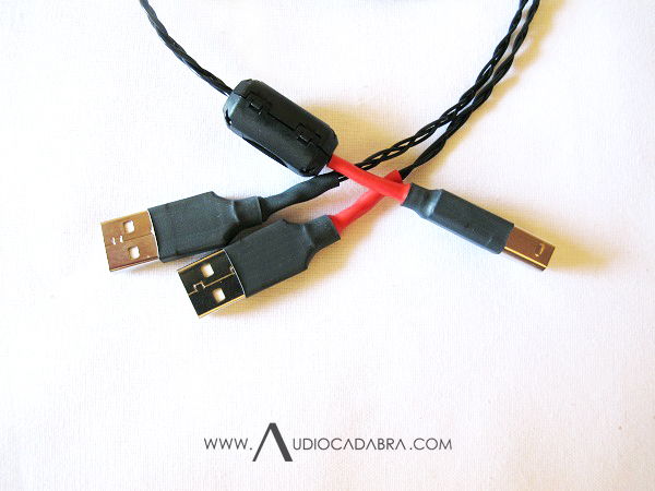 Audiocadabra™ Optimus™ Handcrafted Dual-Headed USB Cable