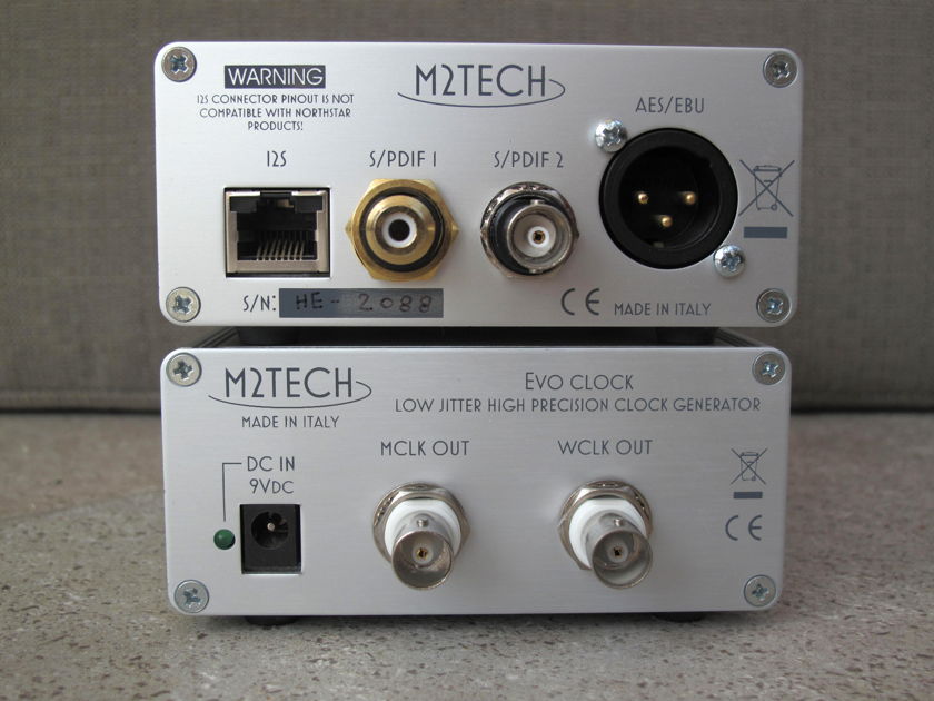 M2Tech EVO USB/SPDIF inc Ext Clock  & MCRU Linear Power Supply