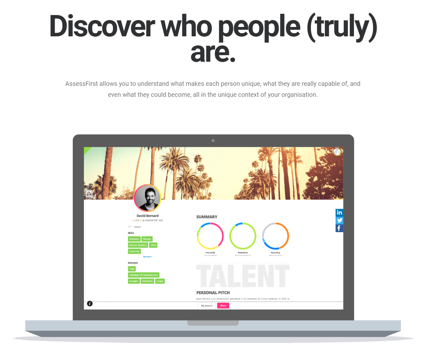 AssessFirst product / service