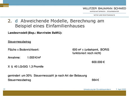  Heidelberg
- Webinar Grundsteuerreform Seite 18