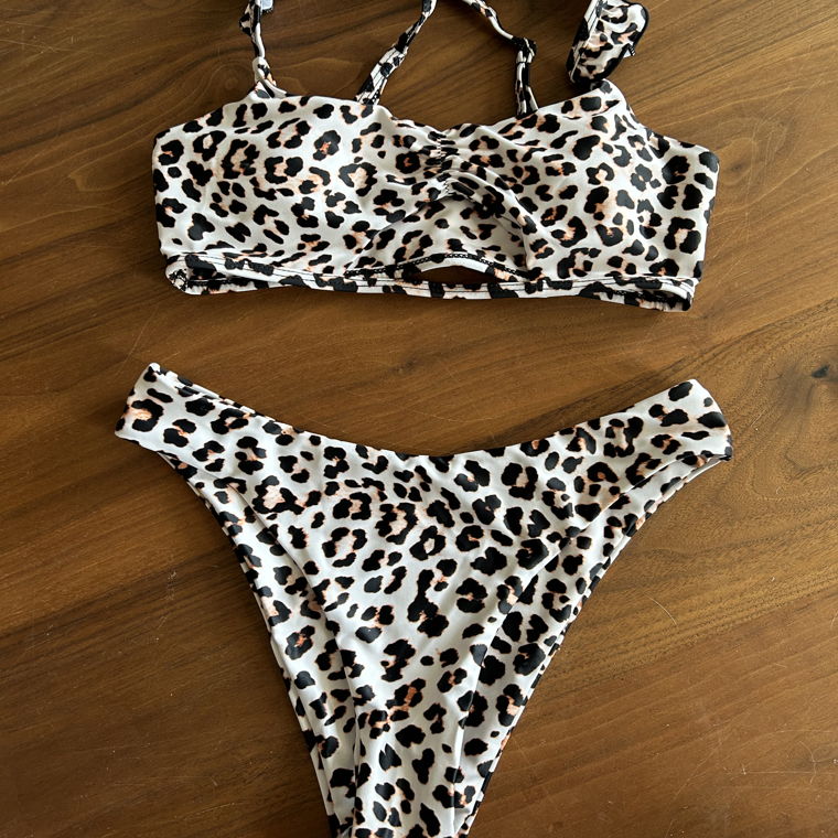 Leoparden-Bikini neu