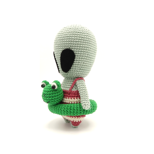 Alien Swimmer, Crochet Pattern, Amigurumi