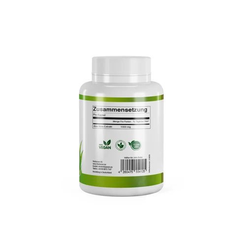 Aloe Vera Extrakt - 1000 mg 90 Kapseln