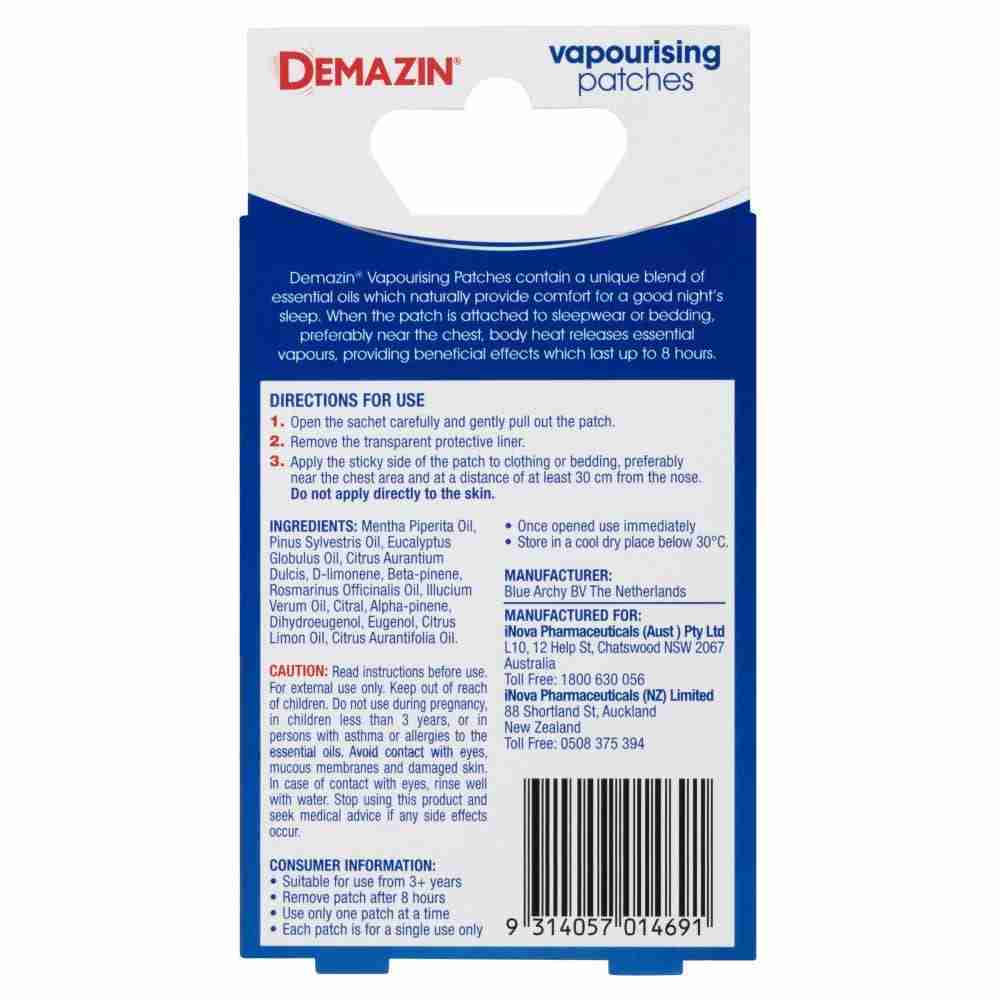 Demazin Vapourising Patches 6 Pack - Image 4