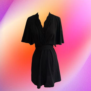 Black zara dress