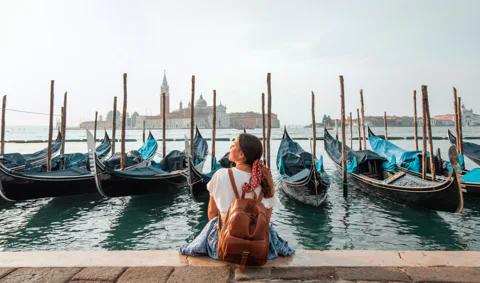Unusual Walking Tour with 30-Minute Shared Gondola Ride