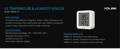 X3 smart temperature and humidity sensor technical specifications.