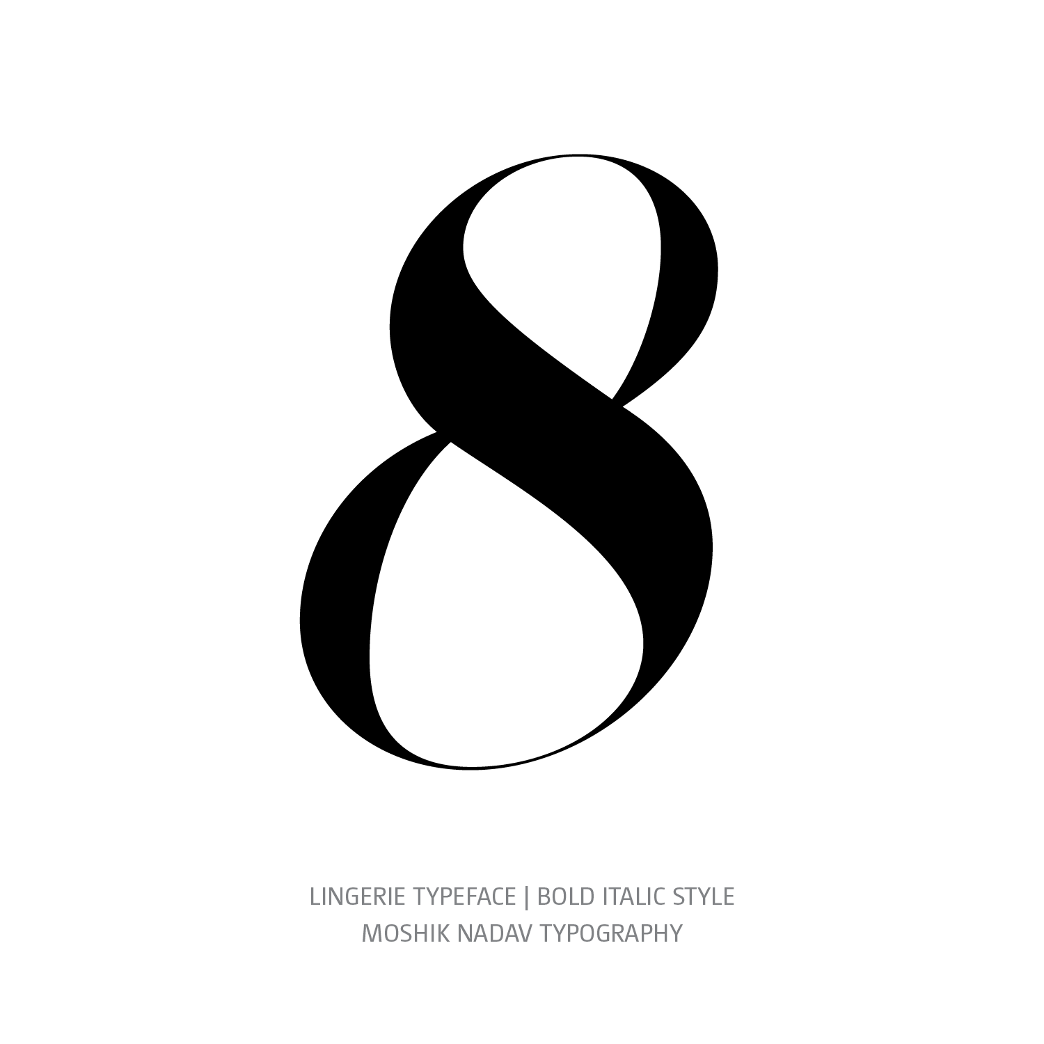 Lingerie Typeface Bold Italic 8