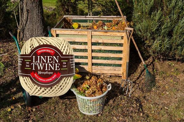 compostable linen twine by Hemptique