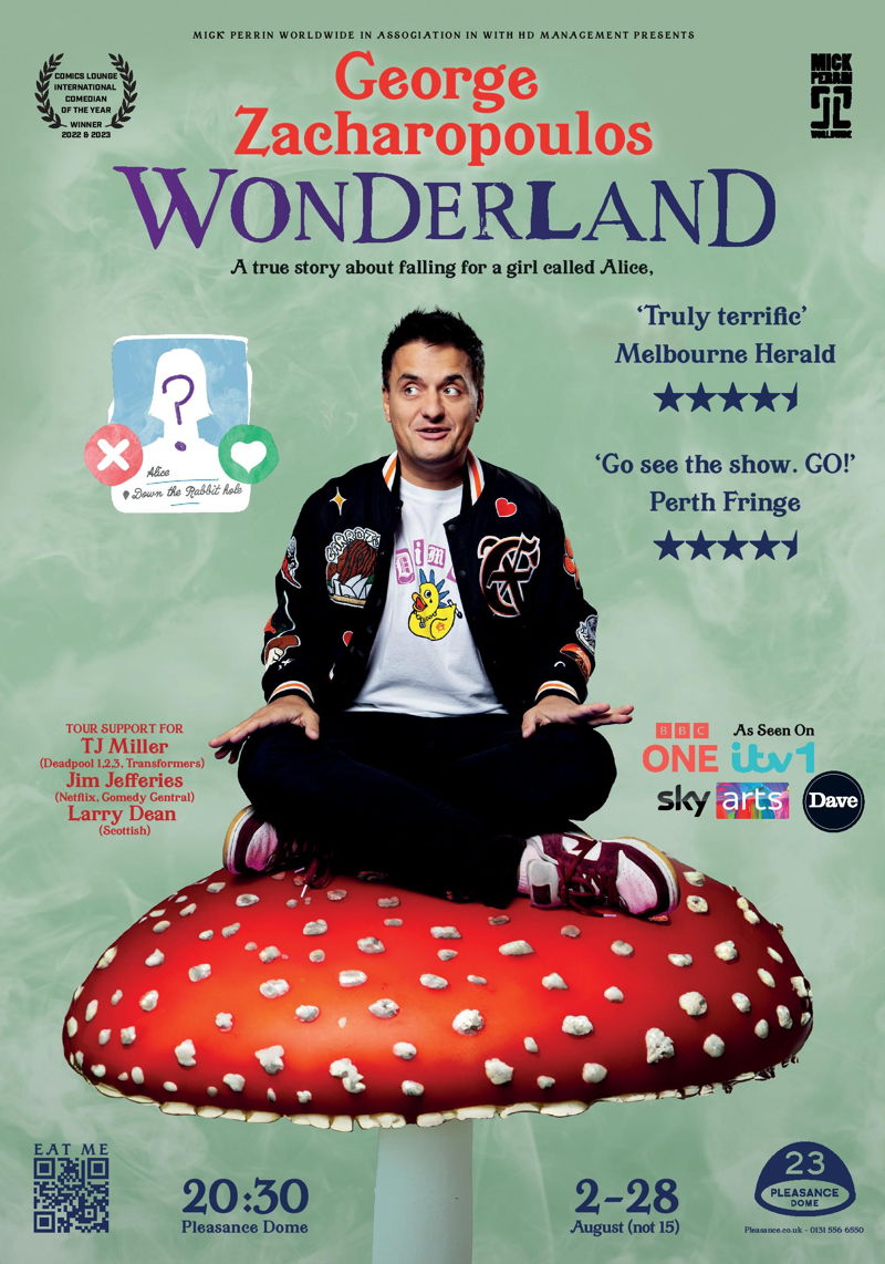 The poster for George Zacharopoulos: Wonderland