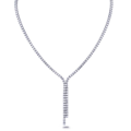 "Y" drop diamond necklace