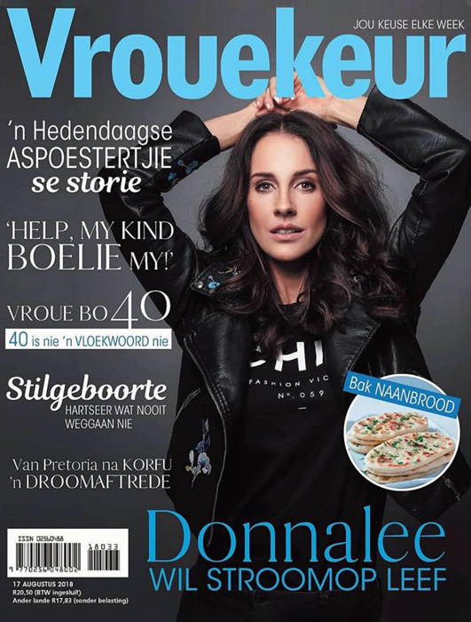 Donnalee Vrouekeur Tydskrif Magazine Aug 2018