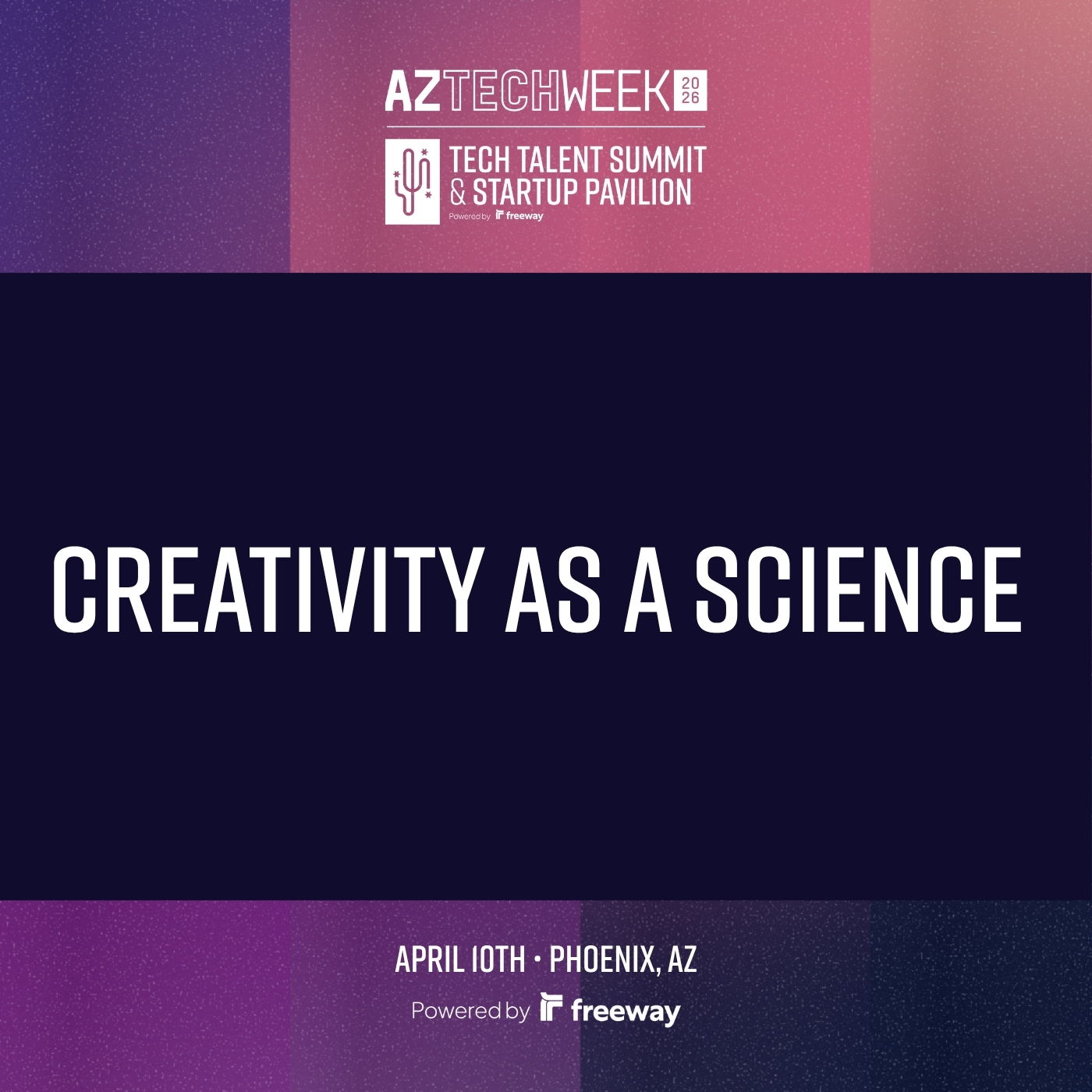 10:00 - 10:30AM | Creativity As A Science