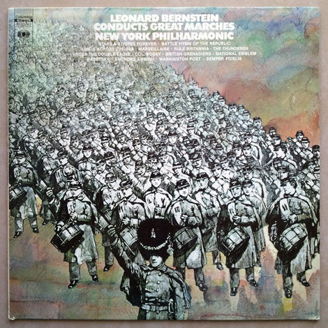 COLUMBIA | BERNSTEIN - conducts Great Marches / EX