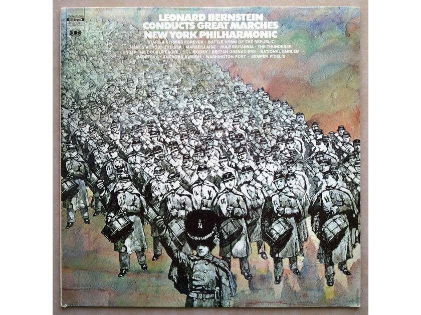 COLUMBIA | BERNSTEIN - conducts Great Marches / EX