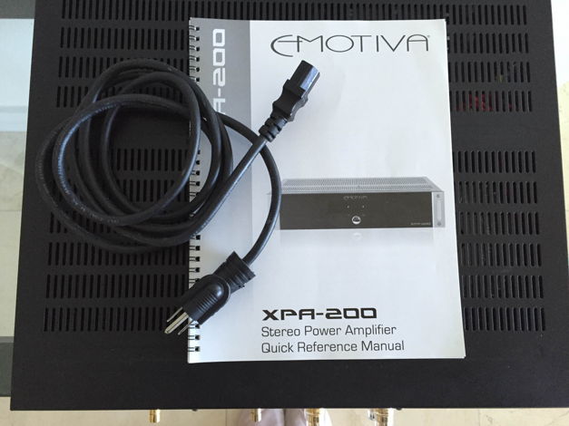 Emotiva Xpa-200 - Mint. 3-yr warranty. Price all-inclusive