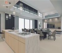 iconz-design-consultancy-m-sdn-bhd-modern-malaysia-selangor-dining-room-dry-kitchen-living-room-wet-kitchen-3d-drawing