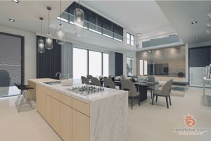 iconz-design-consultancy-m-sdn-bhd-modern-malaysia-selangor-dining-room-dry-kitchen-living-room-wet-kitchen-3d-drawing