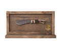 50th Anniversary Knife of The Year on Barnwood Display