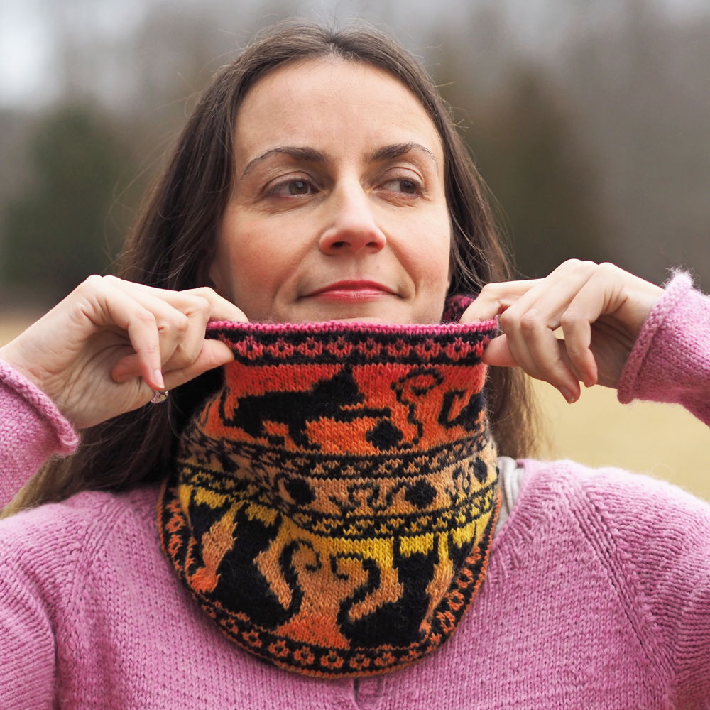 Cowl's Meow Reversible Neckwarmer