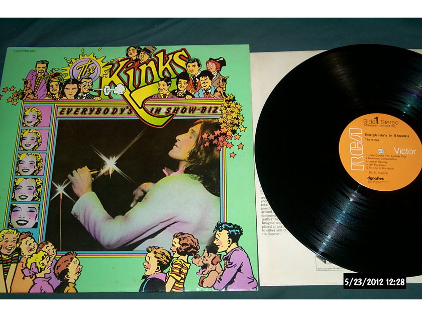 The kinks - Everybody's In showbiz 2 lp nm