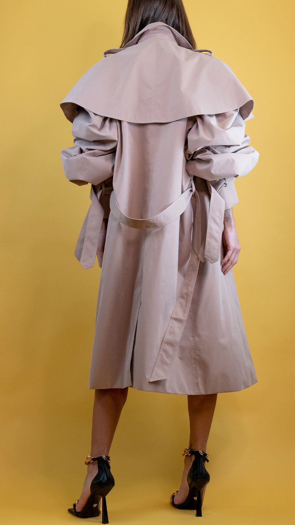No More Rain trench coat