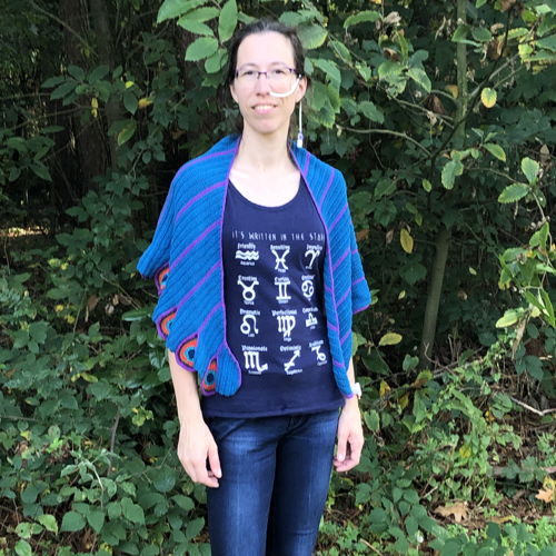 Gehäkelter Drachenschal Pauwla