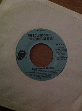 Rolling Stones - Emotional Rescue Promo 45 Long/Short V...