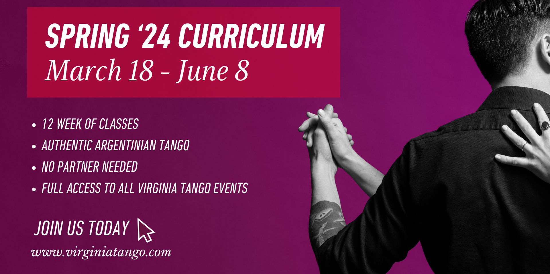 Virginia Tango SPRING ‘24 CURRICULUM promotional image