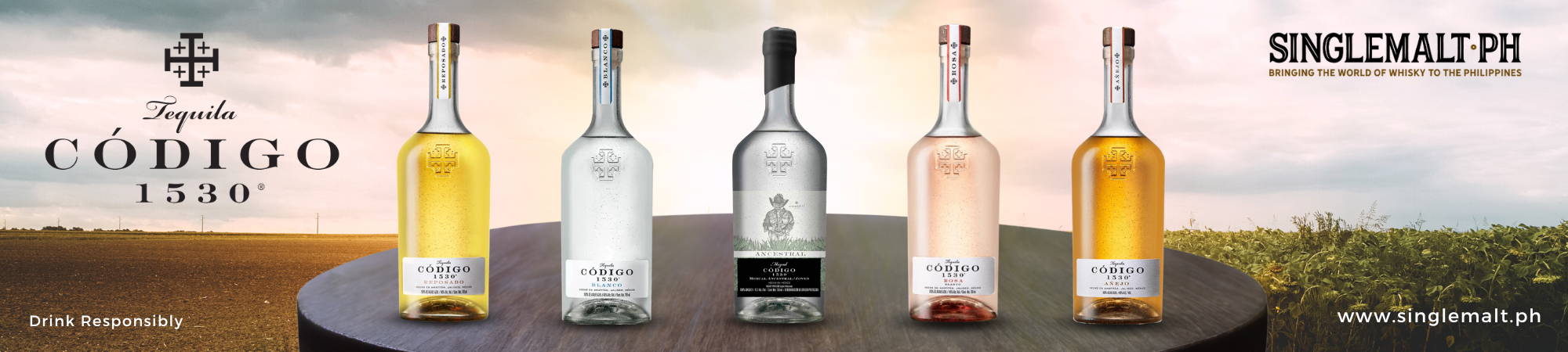 Codigo 1530 Tequila Perfect Pairing (Blanco & Rosa Blanco) 75cl –