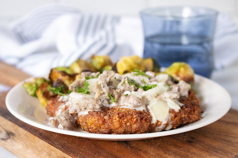 keto chicken fried steak