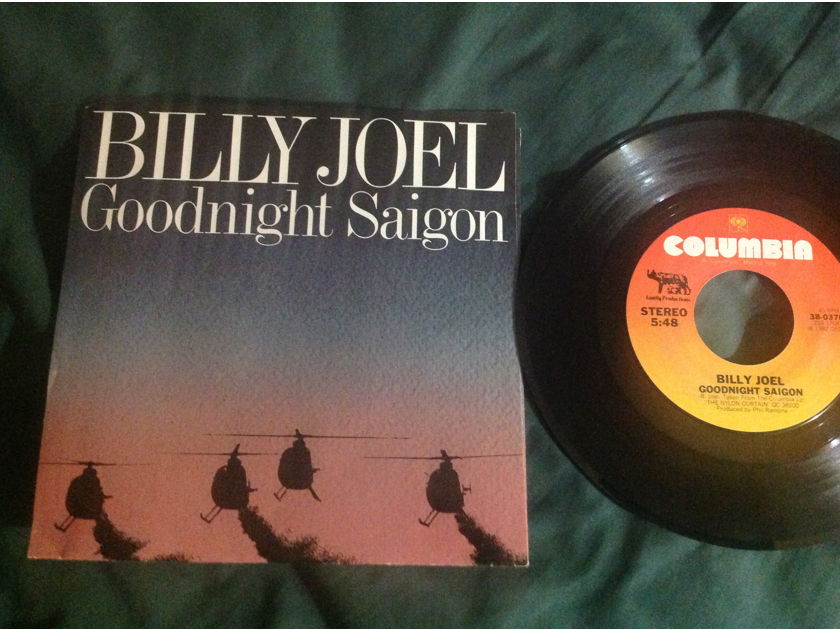 Billy Joel - Goodnight  Saigon Columbia Records 45 Single With Picture Sleeve Vinyl NM