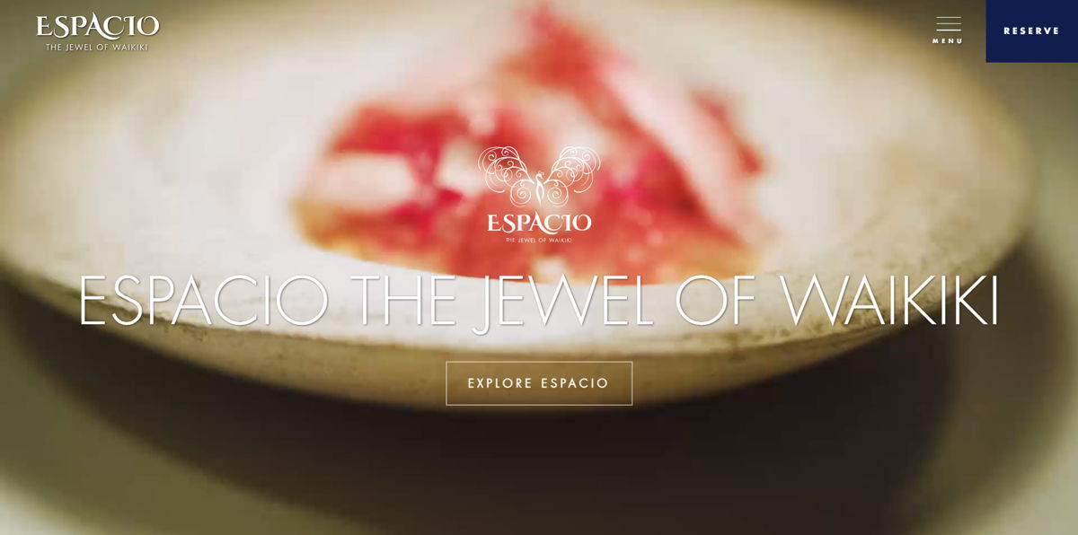 Screenshot of Espacio - The Jewel Of Waikiki, from the hotel websites collection.