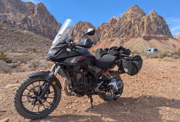 2021 HONDA CB500X motorcycle for rent near Las Vegas, NV