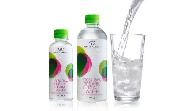 Honest Harvest 100% Raw, Organic Coconut Water - 1 Pallet 250ml Bottles (Labelled)