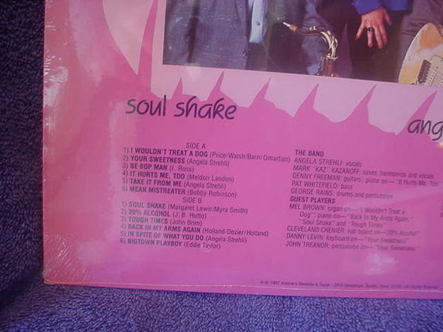 Angela Strehli Band  - Soul Shake  Antones ANT-0006 198...