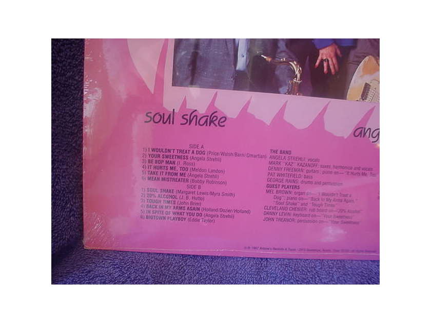 Angela Strehli Band  - Soul Shake  Antones ANT-0006 1987 Sealed USA release