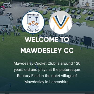 Mawdesley cricket club Logo