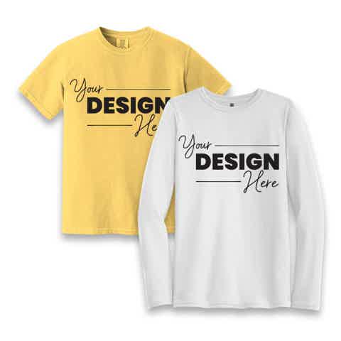 Bulk Wholesale Custom T-Shirts engraved with logo for your business or event