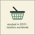 BK is stocked in 800+ retailers worldwide