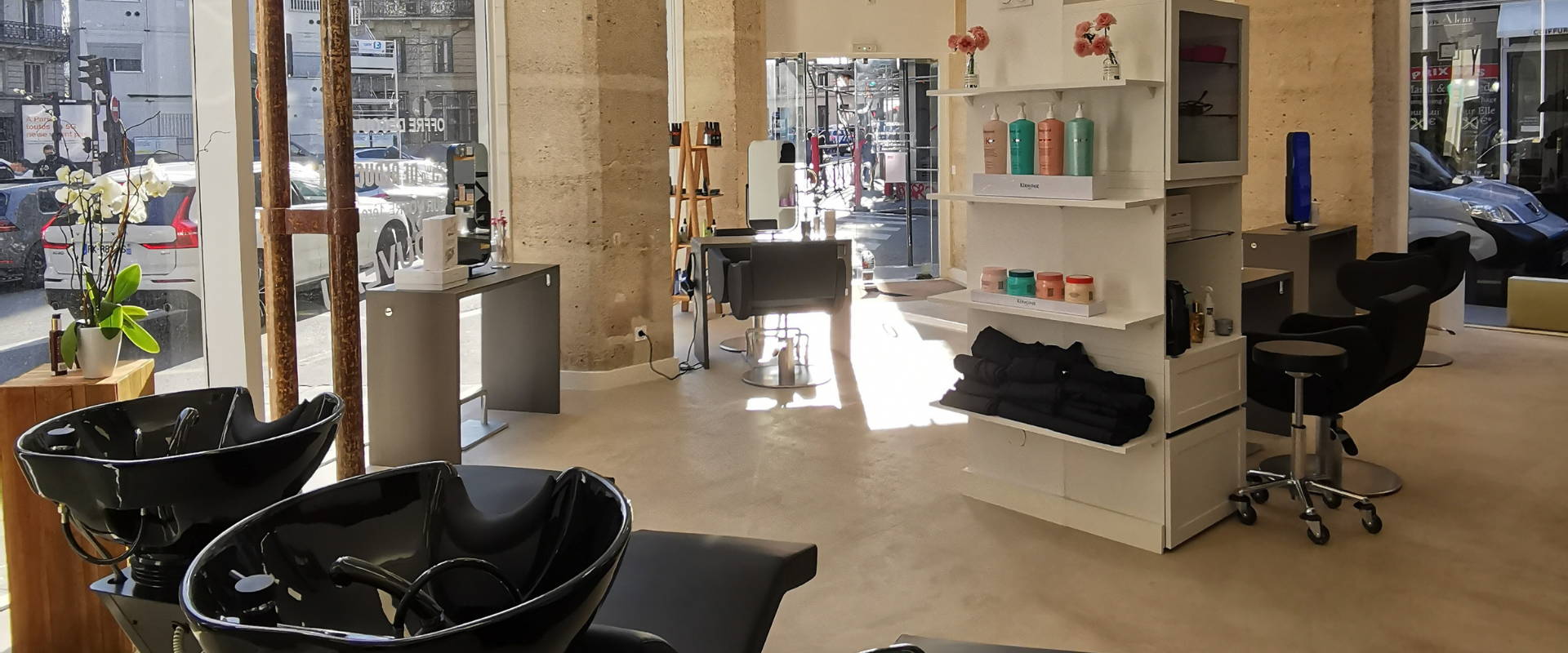 Salon Y – intérieur moderne, Paris 4ᵉ